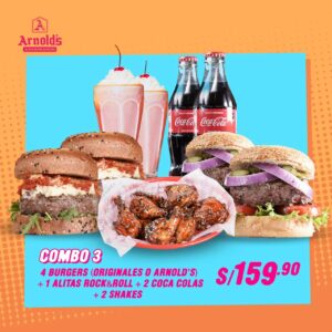COMBO 3 Arnold´s Burger´s