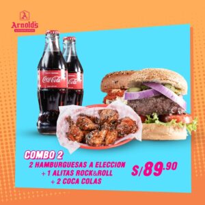 COMBO 2 Arnold´s Burger´s